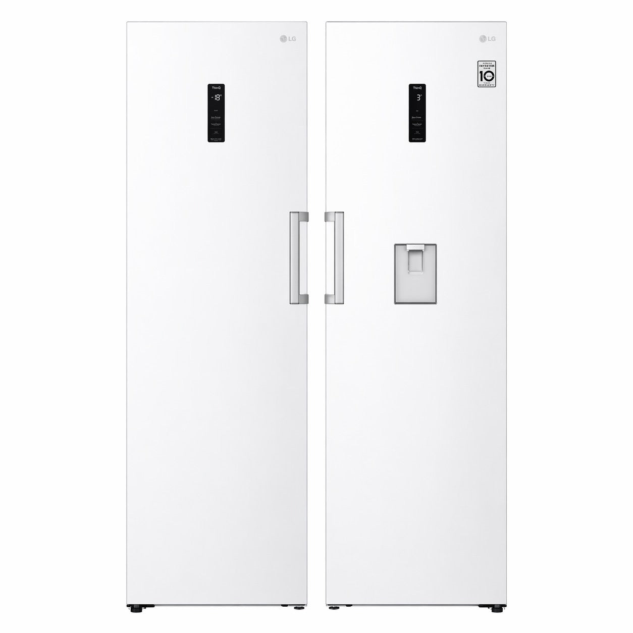 EQDM511 EQFM514 LG TWIN ثلاجة مجمدة توأم ال جي ابيض