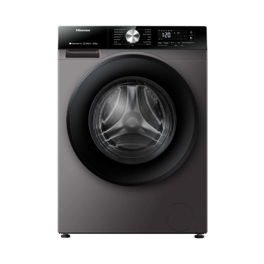 غسالة هايسنس فتحه جانبيه حجم 10 كيلو موديل WD3S1043BT