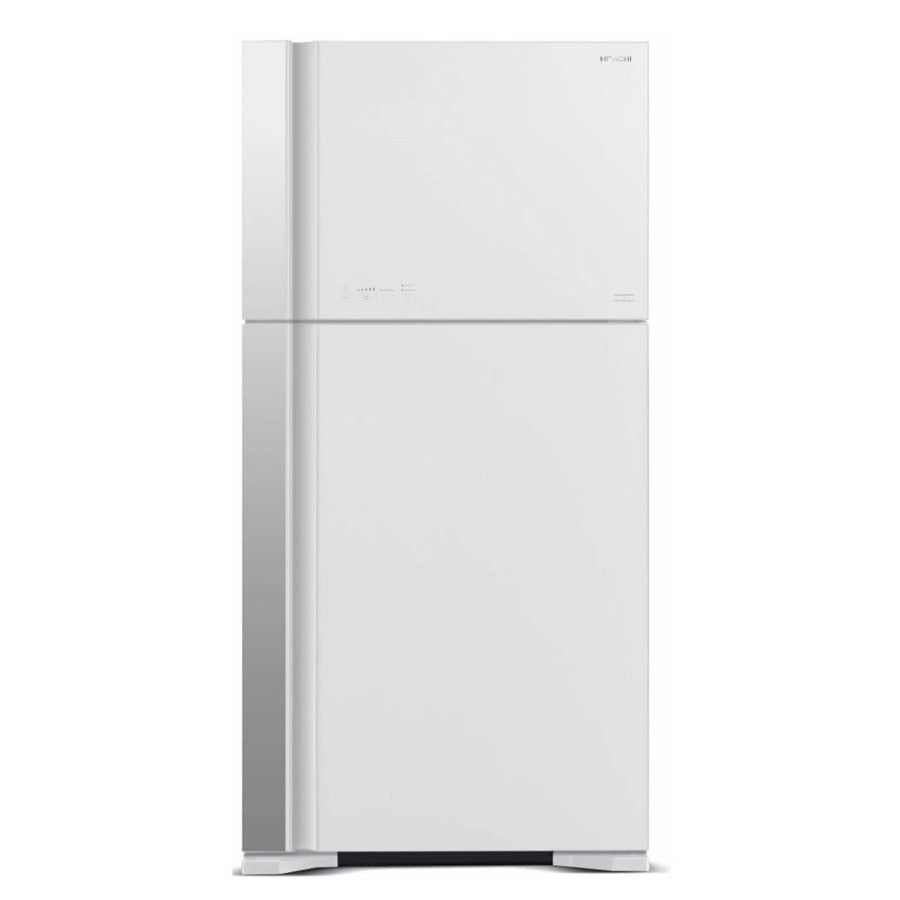 ثلاجة هيتاشي بابين22 قدم ابيض-HRTN8565DFPWHIQ Hitachi 2-Door Refrigerator - 22 cu ft White