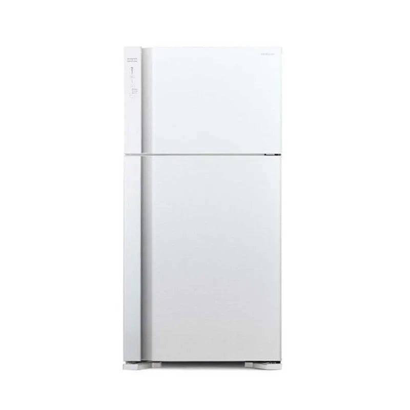 ثلاجة هيتاشي بابين 25 قدم ابيض-R-V765PUQ7-1 TWH Hitachi 2-Door Refrigerator - 25 cu ft, White