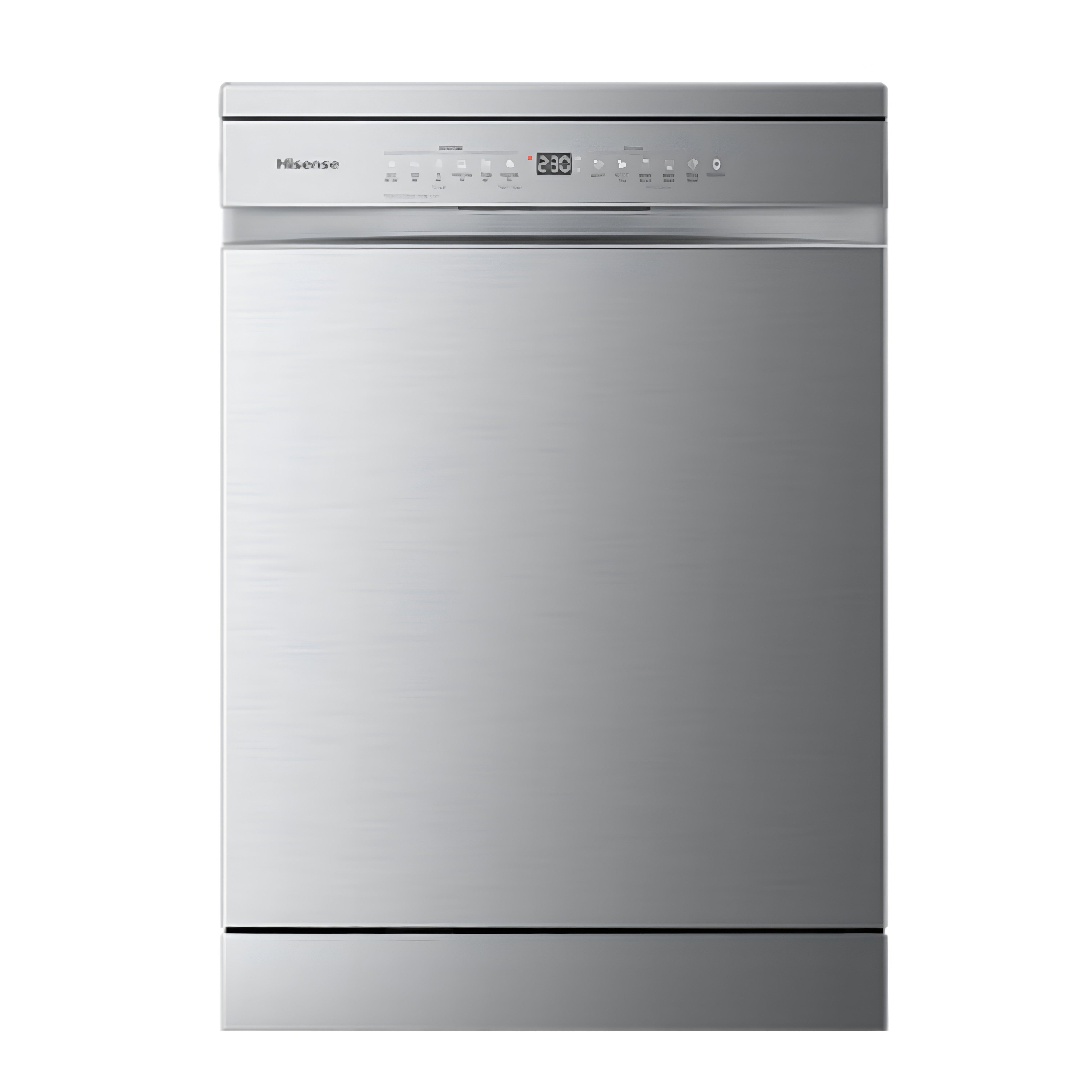 غسالة صحون هايسنس 16 إعداد مكان - طراز HS673C901XME | فضي أنيق وتحكم واي فاي