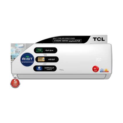 TCL TAC-12CHSA/XE Xtreme سبلت جداري 1 طن, حار بارد, ضاغط استوائي, تحكم عن طريق التطبيق