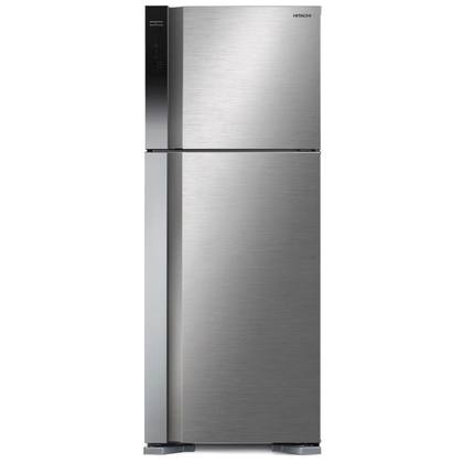 ثلاجة هيتاشي بابين 20 قدم ستيل- HRTN7489DFBSLIQ Hitachi 2-door 20-foot stainless steel refrigerator