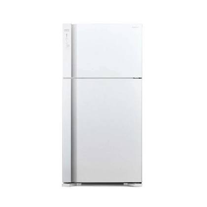 ثلاجة هيتاشي بابين 25 قدم ابيض-R-V765PUQ7-1 TWH Hitachi 2-Door Refrigerator - 25 cu ft, White