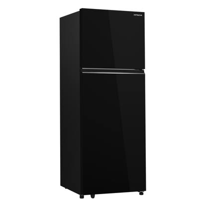 ثلاجة هيتاشي - 17 قدم زجاج اسود -HRTN6443SGBK Hitachi Refrigerator - 17 cu ft - Two Door Refrigerator -