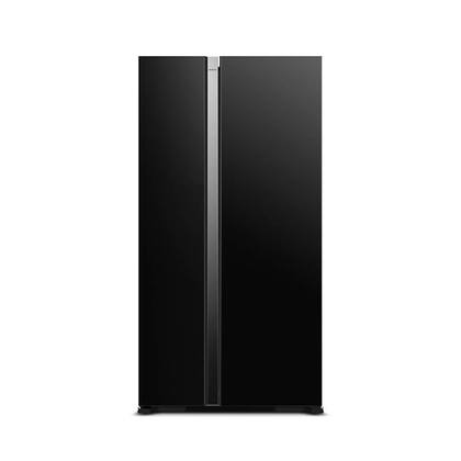 ثلاجة هيتاشي R-S700PUQ0 - سايد باي سايد - أسود زجاجي Hitachi R-S700PUQ0 Refrigerator - Side-by-Side - Black Glass