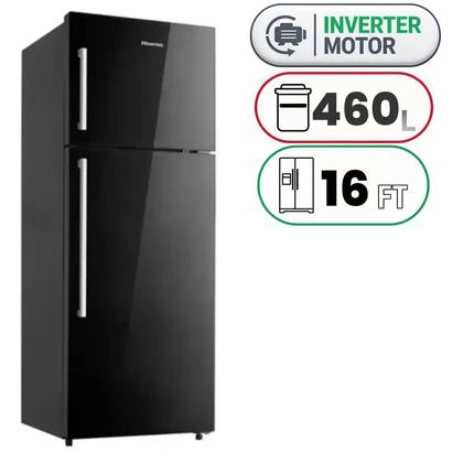 ثلاجة - 460 لتر - 16 قدم - إنفرتر - أسود Refrigerator - 460 L - 16 Ft - Inverter - Black