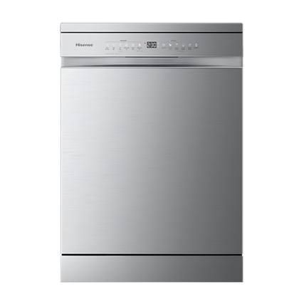 غسالة صحون هايسنس 16 إعداد مكان - طراز HS673C901XME | فضي أنيق وتحكم واي فاي
